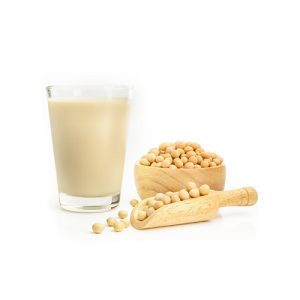 soymilk and soybeans